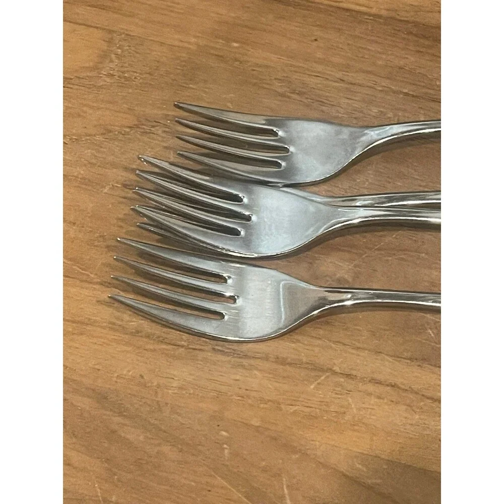 4 International Stainless steel Impression lunch forks